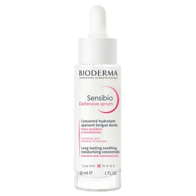 Bioderma Sensibio Defensive Serum for Sensitive Skin - Hypoallergenic & Fragrance-Free Skincare - Face Serum