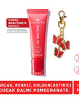 Herbaderm Pomegranate Lip Balm for Shiny Lips 10 ml