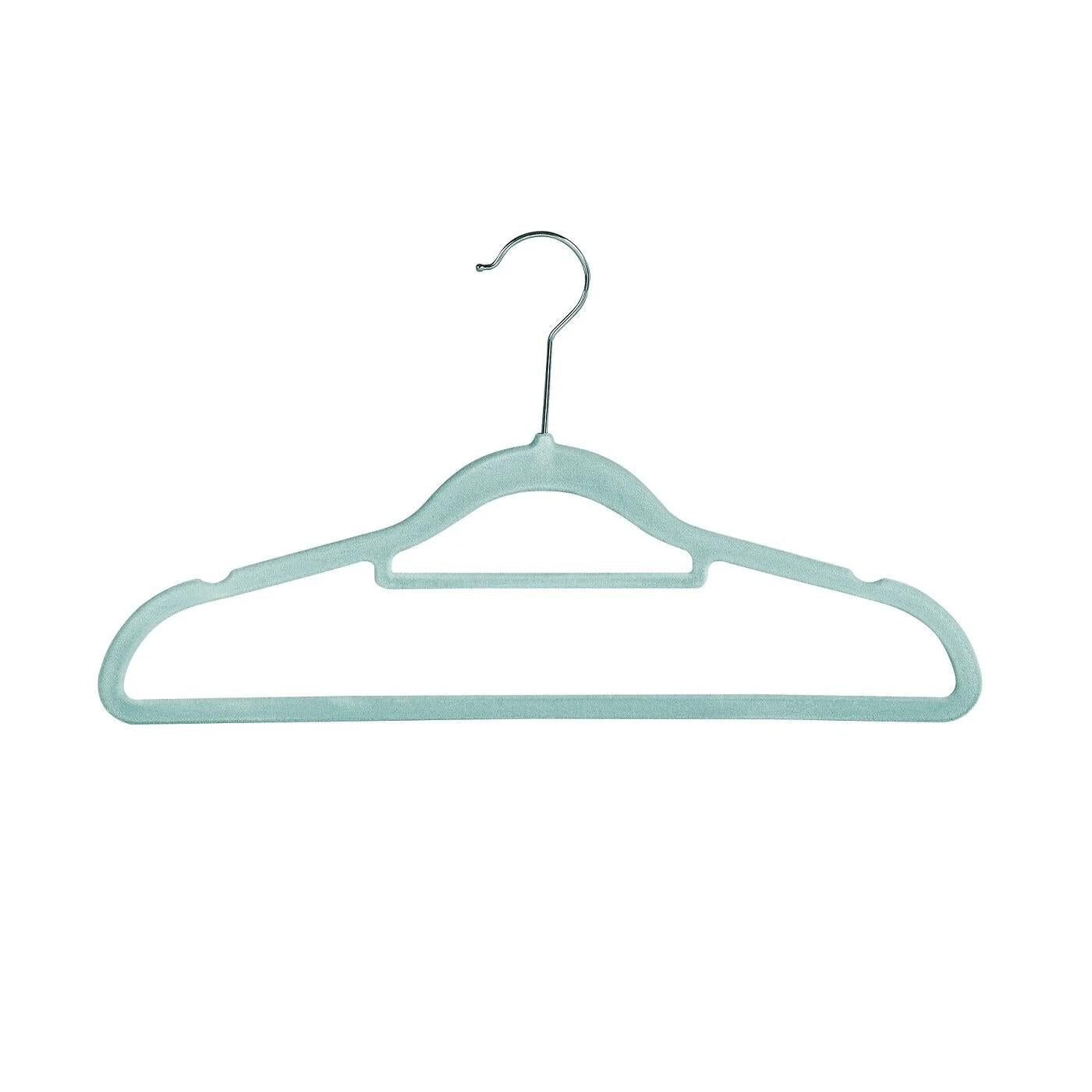 Ideenwelt Padded Clothes Hangers Blue Slip-Resistant 8-Pack