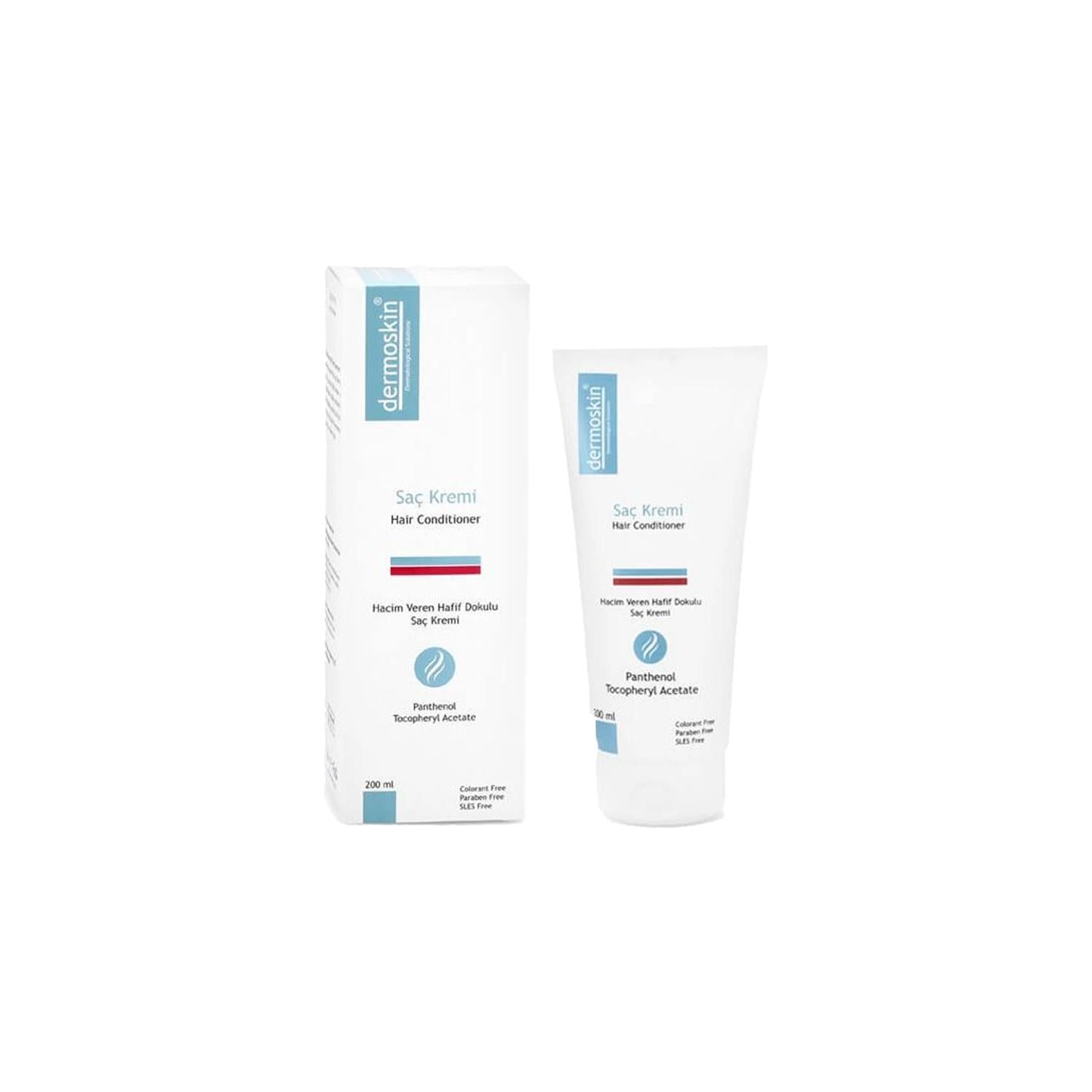 Dermoskin Hair Care Cream 200ml - Moisturizing Hair Cream for Dry & Damaged Hair Dermoskin Hair Care Cream 200ml - Nourish Dry Hair Dermoskin Hair Care Cream, Hair moisturizer, Hair cream 200ml, Hair nourishment, Dermoskin saç bakım kremi, Hair care products, Moisturizing hair cream, Dry hair solution, Damaged hair repair, Hair hydration, Hair treatment, Leave-in hair cream, Hair mask