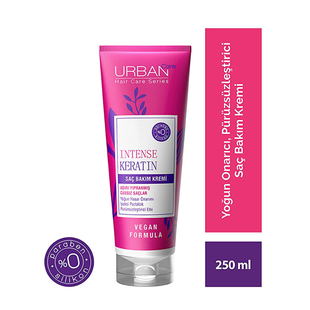 Urban Care Keratin Hair Care Cream - Repair Damaged Hair, Silicone & Paraben Free, 8.45 fl oz - view 2