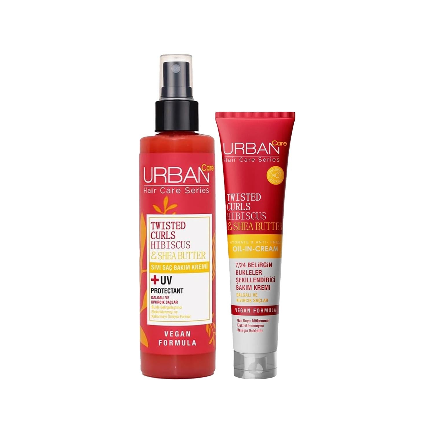 URBAN Care Twisted Curls Hair Care Set - 200ml Leave-In & 175ml Rinse-Out Cream for Moisturizing & Nourishing Curly Hair URBAN Care Twisted Curls Hair Care Set - Moisturizing & Nourishing twisted curls hair care, leave-in hair cream, rinse-out hair cream, curly hair products, moisturizing hair products, hair care set, curly hair routine, hair nourishment, hydration for curly hair, urban care products