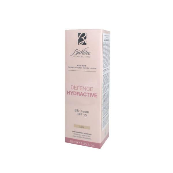 BioNike Defence BB Moisturizing Cream with Hyaluronic Acid & SPF15 - Lightweight, Skin Tone Evening Cream - Foundation