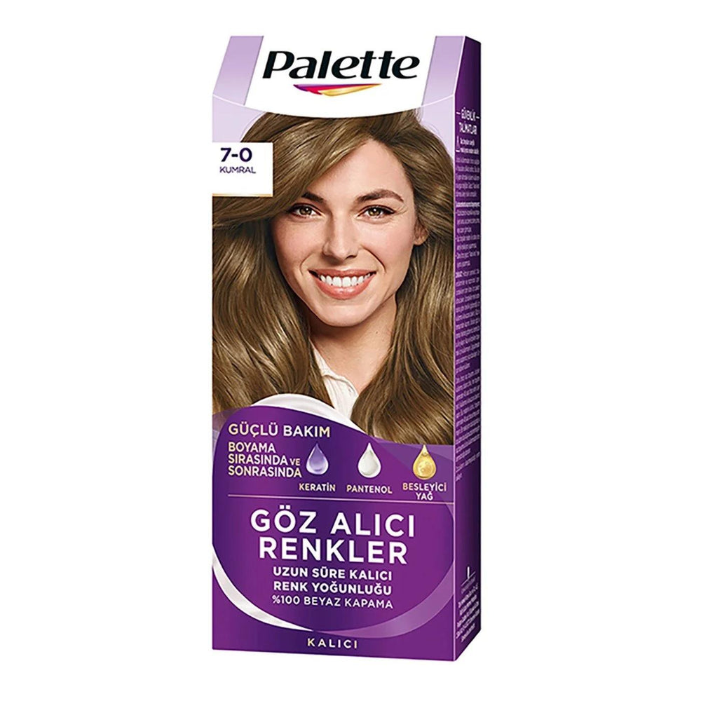 Palette Glamorous Colors Hair Dye 7-0 Medium Blonde
