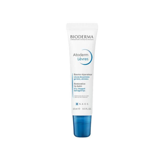 Bioderma Atoderm Lip Balm - Moisturizing Lip Care with Shea Butter & Avocado Oil for Dry, Chapped Lips - Lip Balm