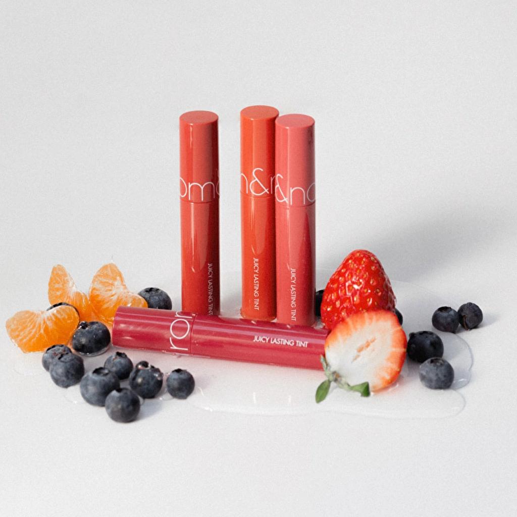 rom&amp;nd Juicy Lasting Tint 28 Bare Fig Lip Gloss 5.5g