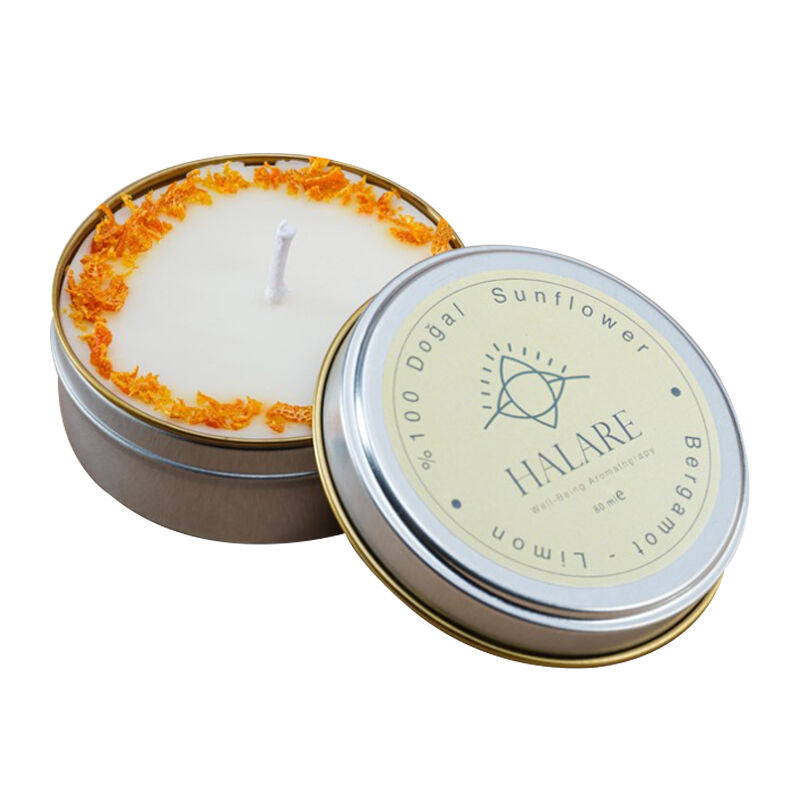 Halare Aromatherapy Bergamot &amp; Lemon Scented Candle 80 ml