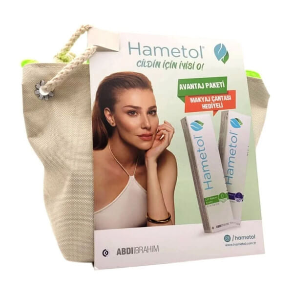 Hametol Skin Care Cream with Makeup Bag Gift Set 30g
