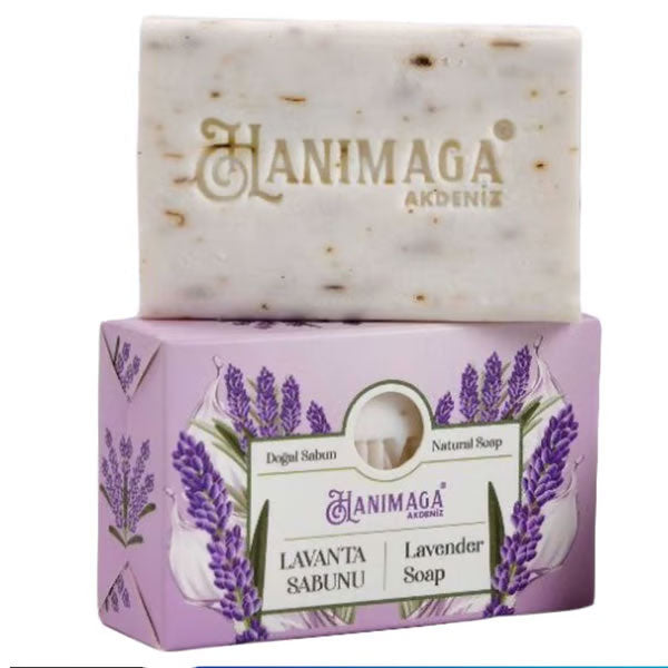 Hanimaga Lavender Natural Soap Bar for Gentle Cleansing 100g