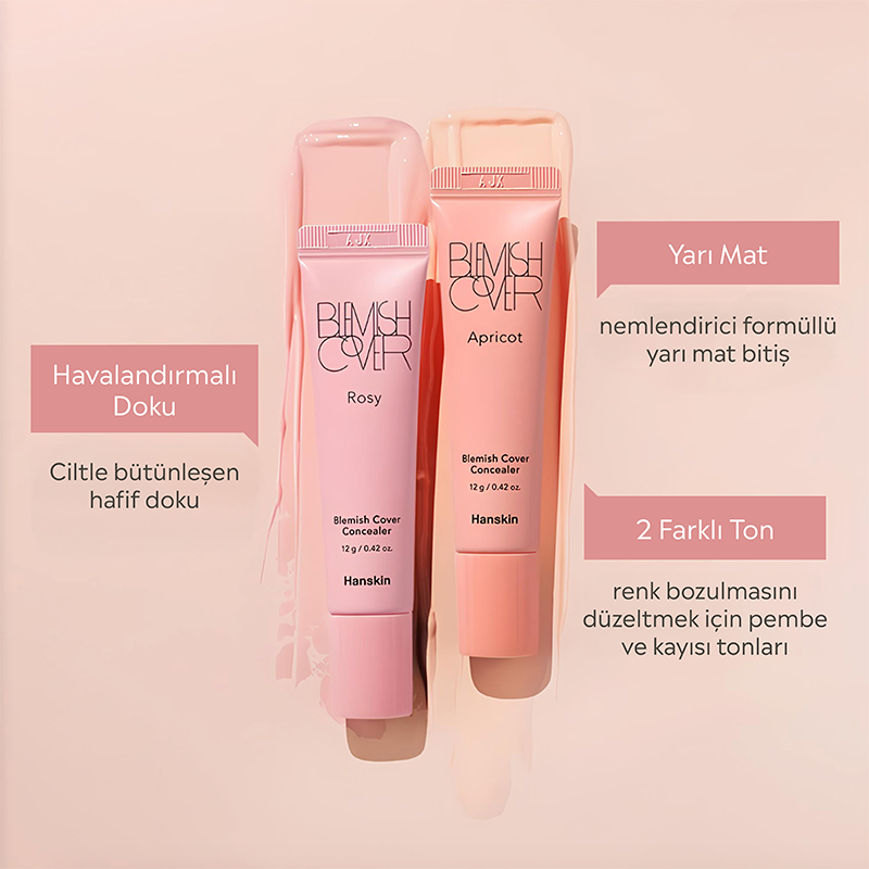 Hanskin Blemish Cover Concealer Rosy Brightening Cover 12 g