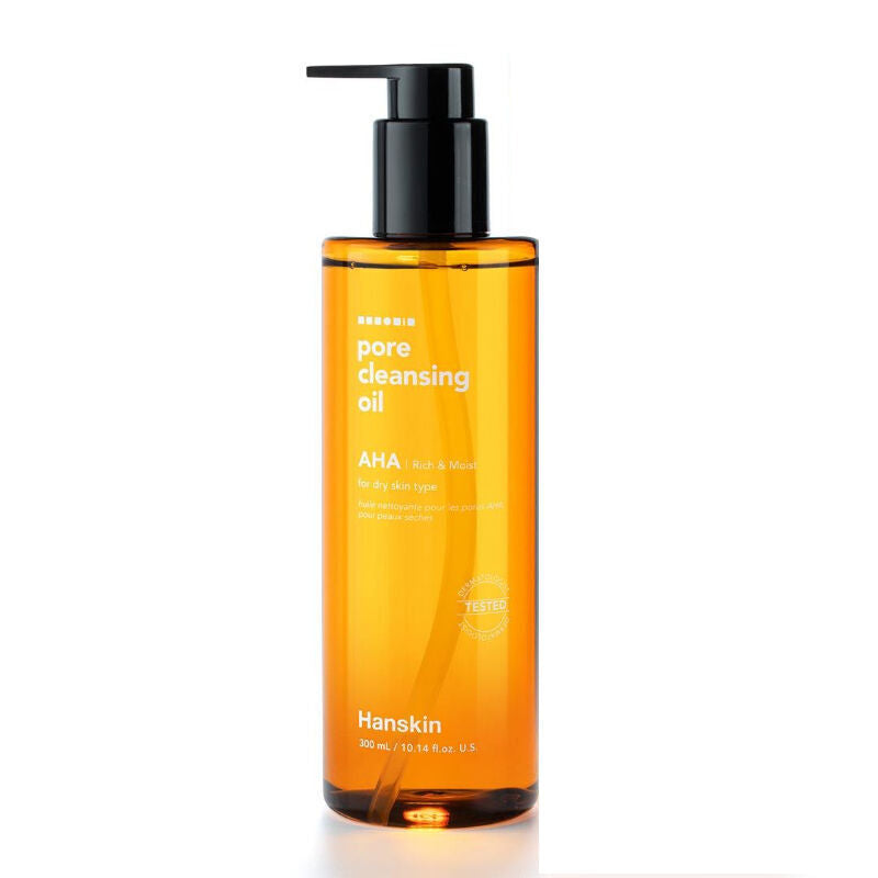 Hanskin Pore Cleansing Oil AHA for Dry Skin 300 ml