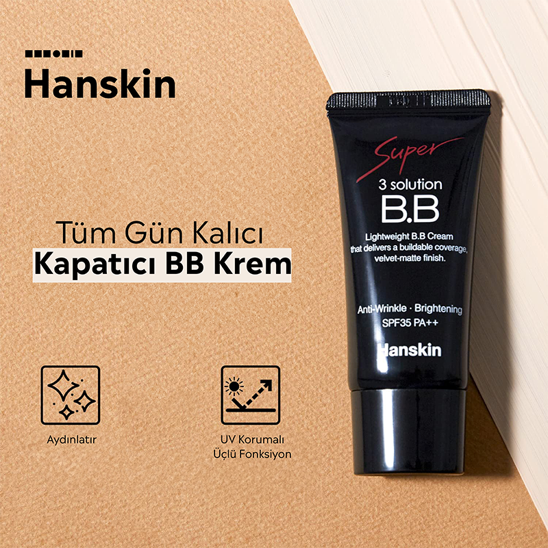 Hanskin Super 3 Solution BB Cream SPF 35 PA++ 30g