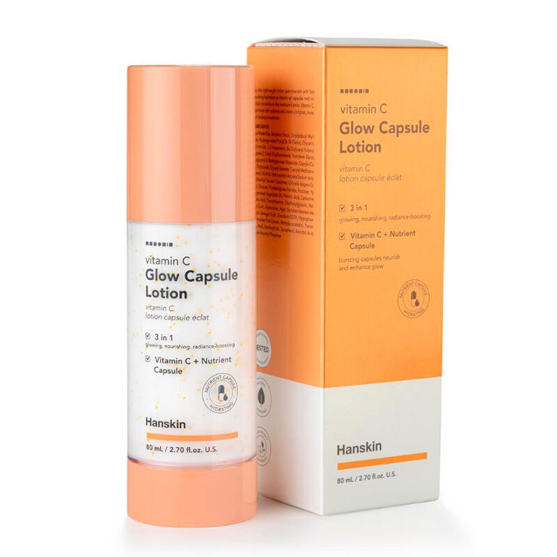 Hanskin Vitamin C Glow Capsule Lotion for Brightening 80 ml