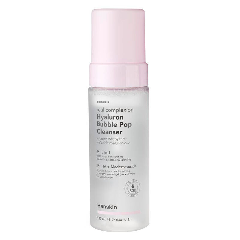 Hanskin Hyaluron Bubble Pop Cleanser Hydrating Foam 150 ml