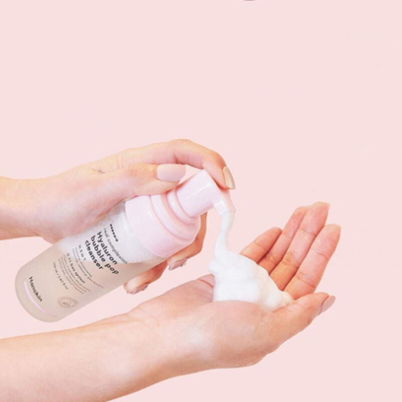 Hanskin Hyaluron Bubble Pop Cleanser Hydrating Foam 150 ml