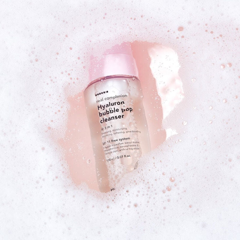 Hanskin Hyaluron Bubble Pop Cleanser Hydrating Foam 150 ml