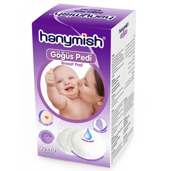 Hanymish 1021 Nursing Pads for Soft Protection 40 Pack