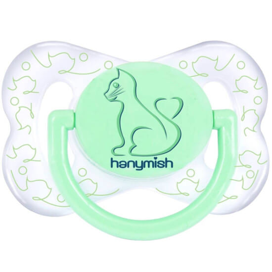 Hanymish 111 Orthodontic Pacifier No. 3 Green for Babies