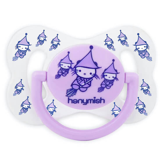 Hanymish Cute Orthodontic Pacifier No2 Purple 1-Pack