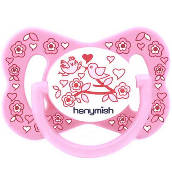 Hanymish Happy Orthodontic Pacifier No. 2 Pink