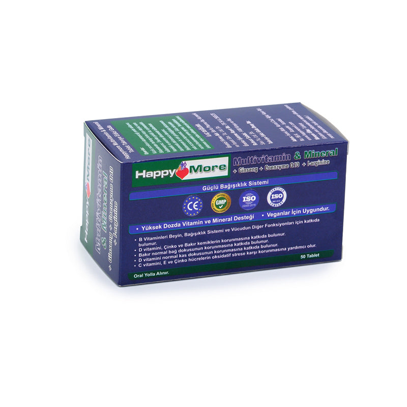 Happymore Multivitamin &amp; Mineral Daily Supplement 50 Tablets