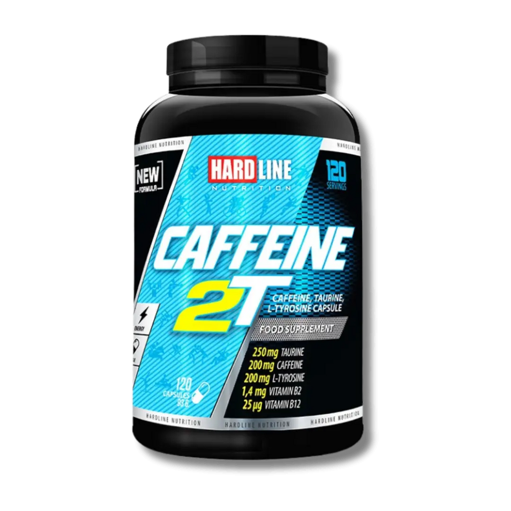 Hardline Caffeine 2T Energy Support 120 Capsules