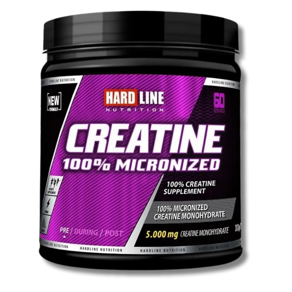 Hardline 100% Micronized Creatine Monohydrate Powder 300g