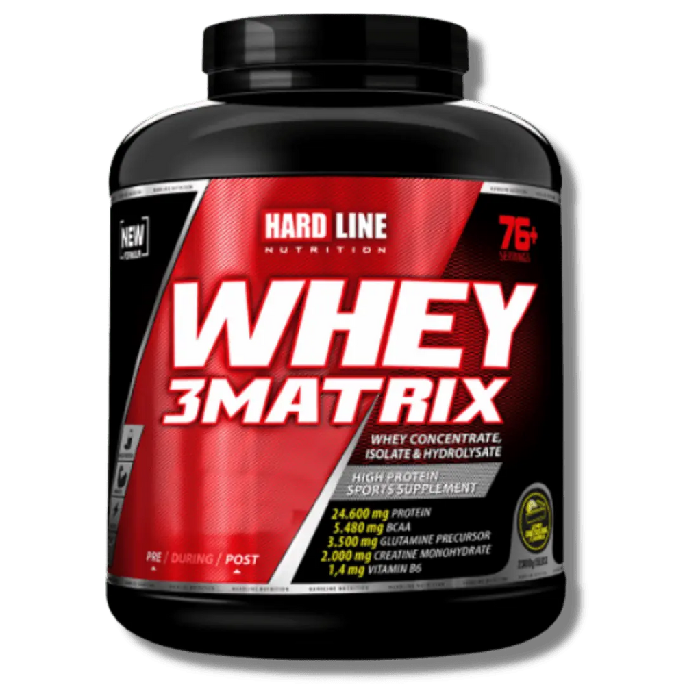 Hardline Whey 3 Matrix Protein Powder Vanilla 2300g