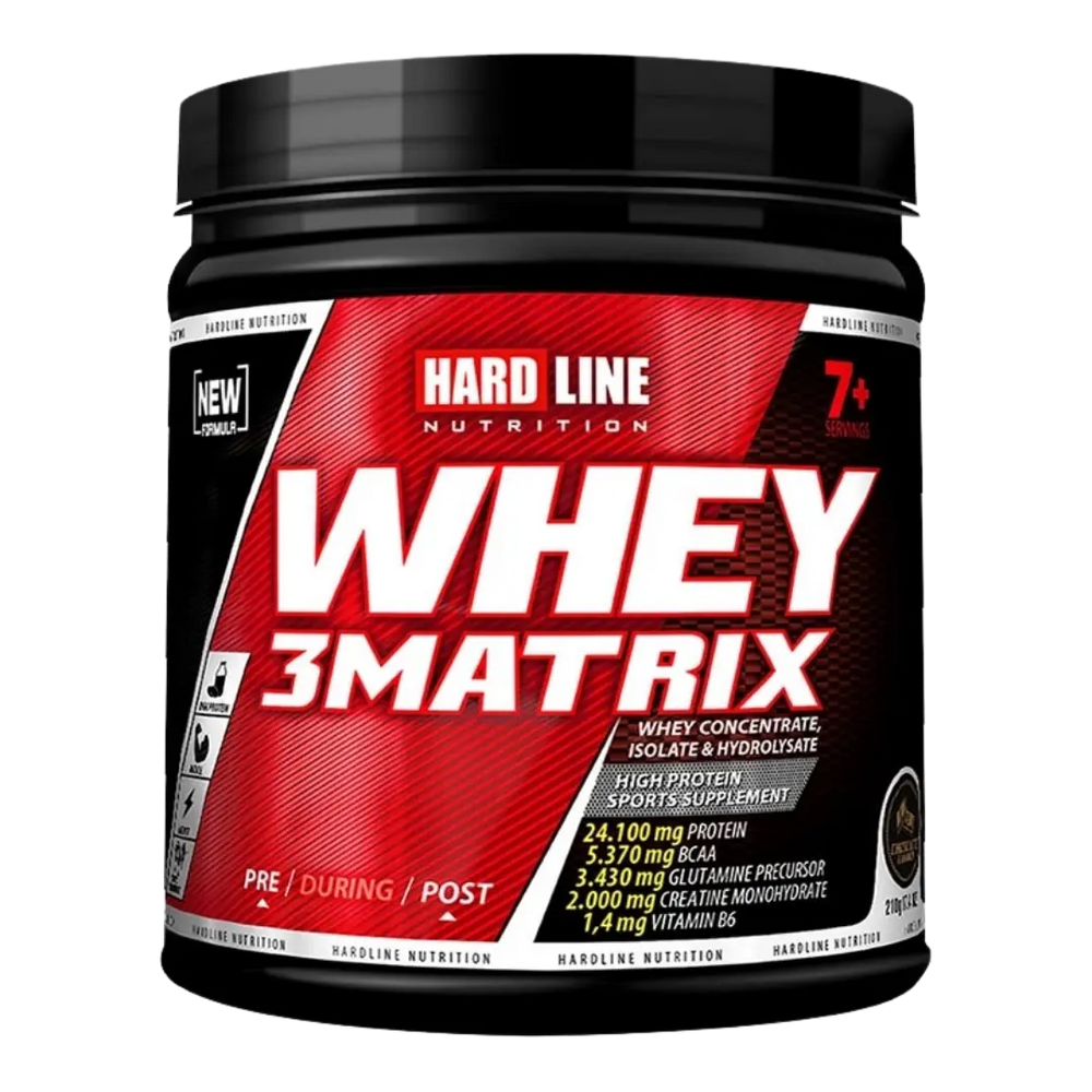 Hardline Whey 3Matrix Protein Powder Blend 210g