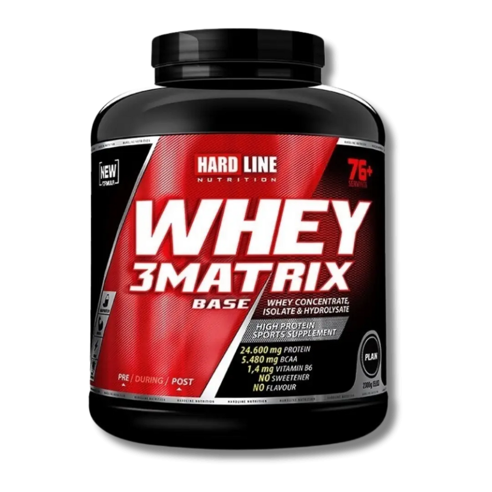 Hardline Whey 3Matrix Base Protein Powder 2300g