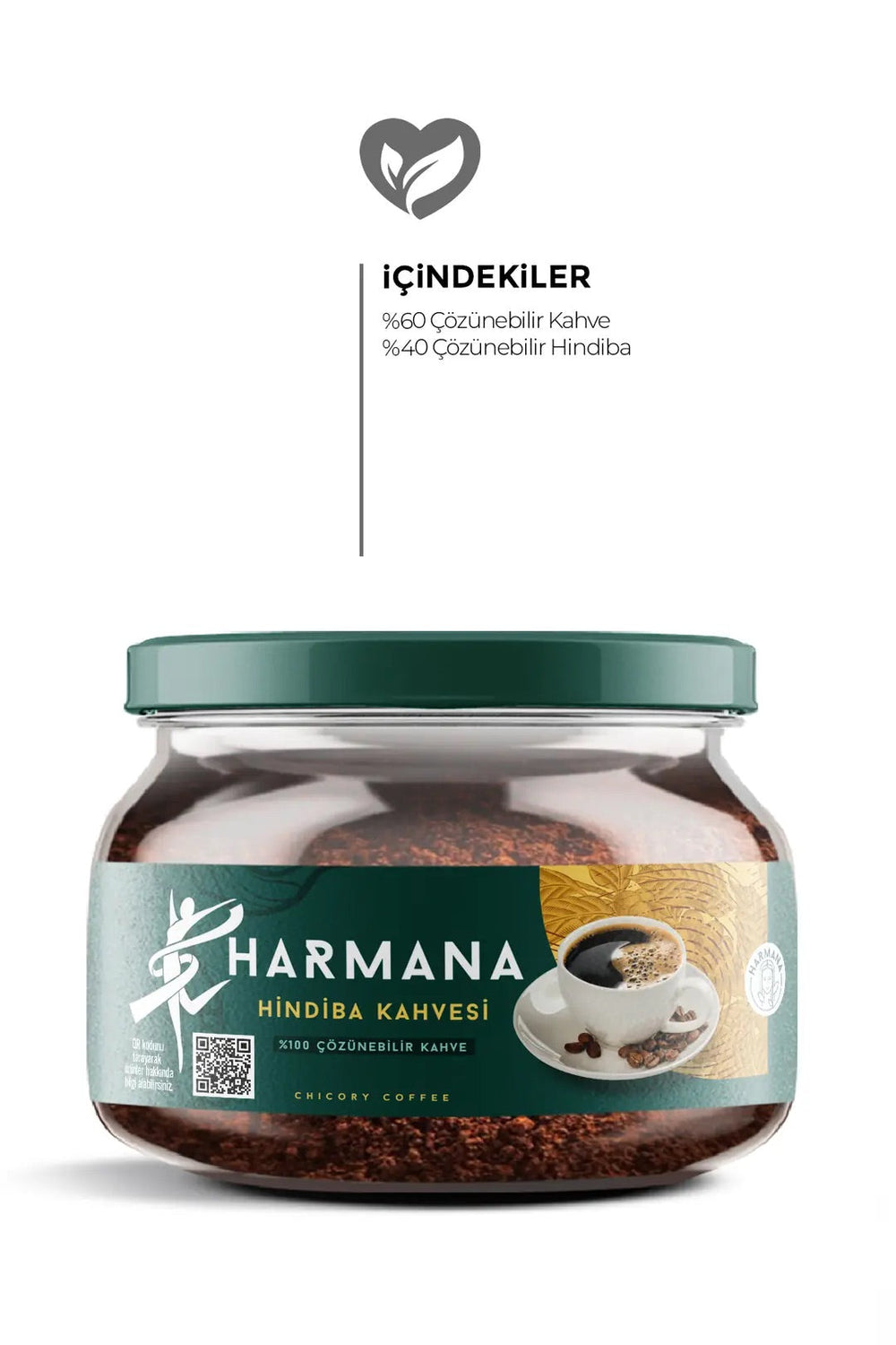 Harmana Chicory Instant Coffee Blend, prepared cup