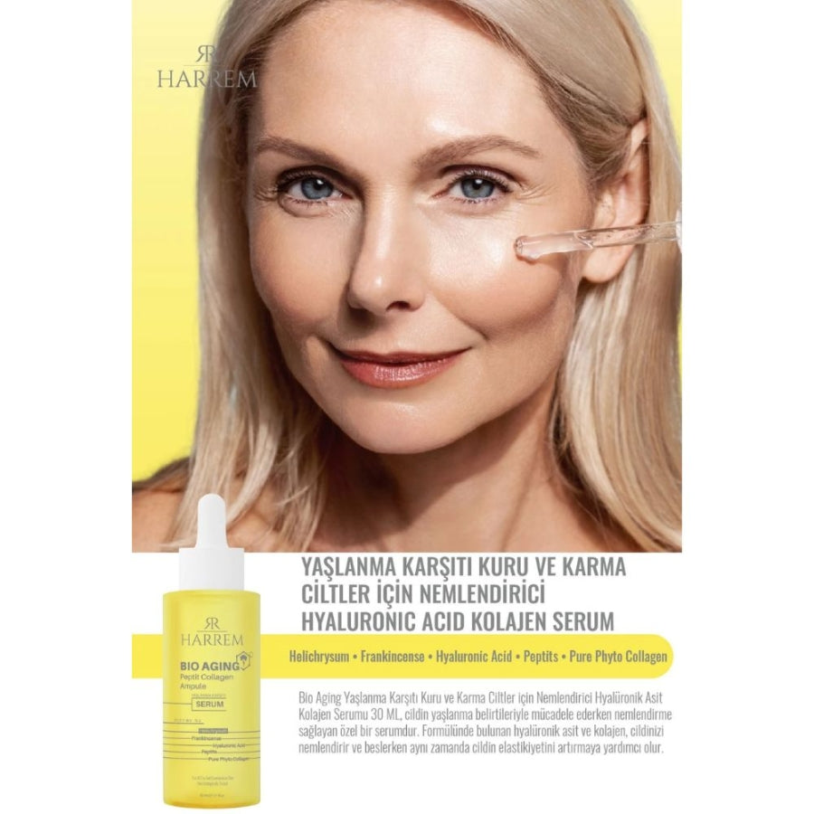 Harrem Bio Aging Serum with Hyaluronic Acid & Collagen 30ml