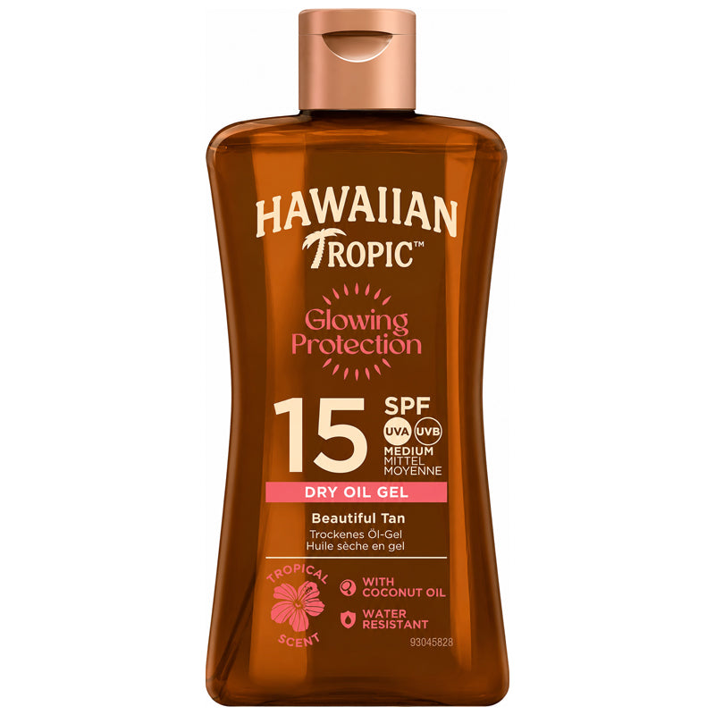 Hawaiian Tropic Glowing Protection Dry Spray Oil SPF15 200 ml