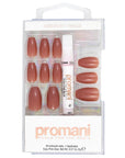 Promani Dusty Rose False Nail Kit 24 Pieces