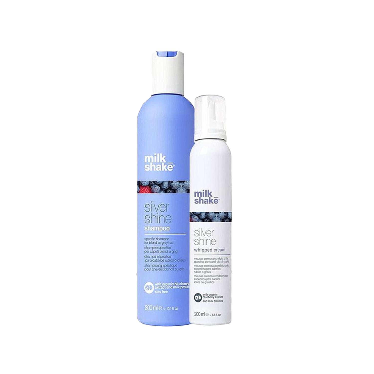 milk_shake Silver Shine Hair Care Bundle - Shampoo & Hair Mousse Set for Healthy, Shiny Hair milk_shake Silver Shine Hair Care Bundle - Shampoo & Mousse Set milk_shake Silver Shine Şampuan, Silver Shine Köpük, Hair care products, Shampoo and hair mousse bundle, Hair care routine, Healthy hair, Shiny hair, Hair styling, Hair nourishment, Hair cleansing