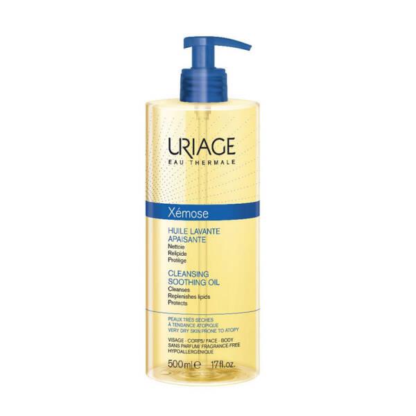 Uriage Xemose Cleansing Soothing Oil 500ml - Gentle Soap-Free Cleanser for Dry, Sensitive Skin Uriage Xemose Cleansing Oil 500ml - Gentle for Sensitive Skin Cleansing Oil, Soothing Oil, Sensitive Skin Care, Dry Skin Relief, Soap-Free Cleanser, Gentle Cleanser, Baby Skincare, Family Skincare, Uriage, Xemose, Skincare for Dry Skin, Non-Irritating Cleanser, Natural Skincare, Skincare Essentials