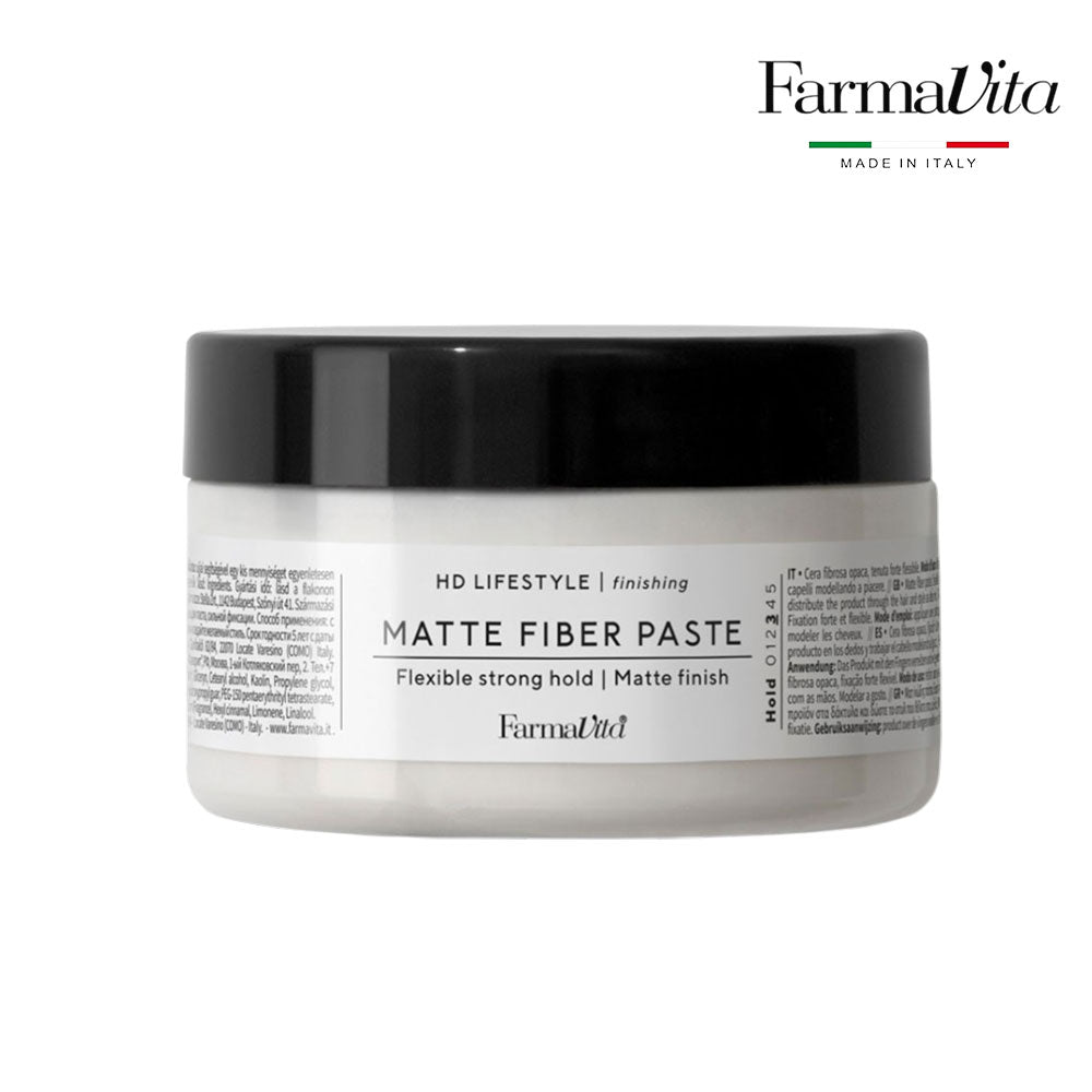 Farmavita HD Life Style Matte Fiber Paste for Strong Hold 100ml