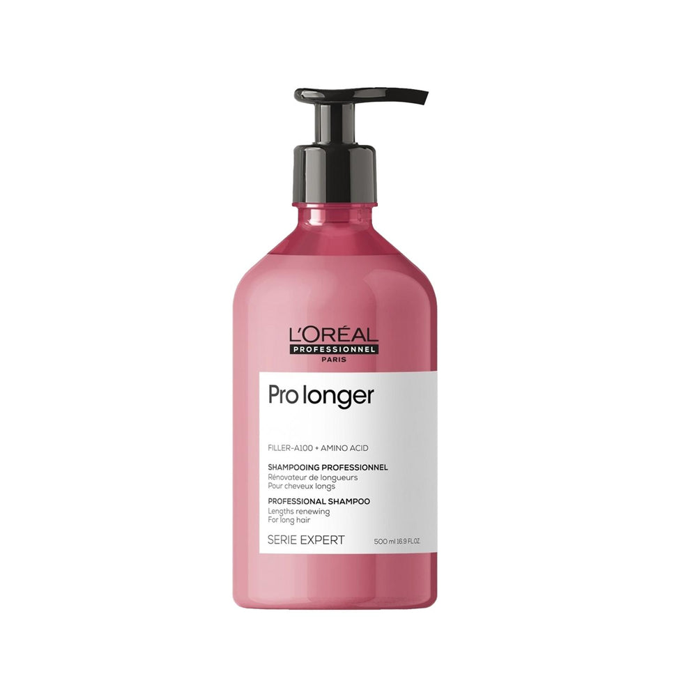 Loreal Professionnel Paris Pro Longer Shampoo - Nourishing & Strengthening Hair Care for Damaged Hair, 500ml - Shampoo