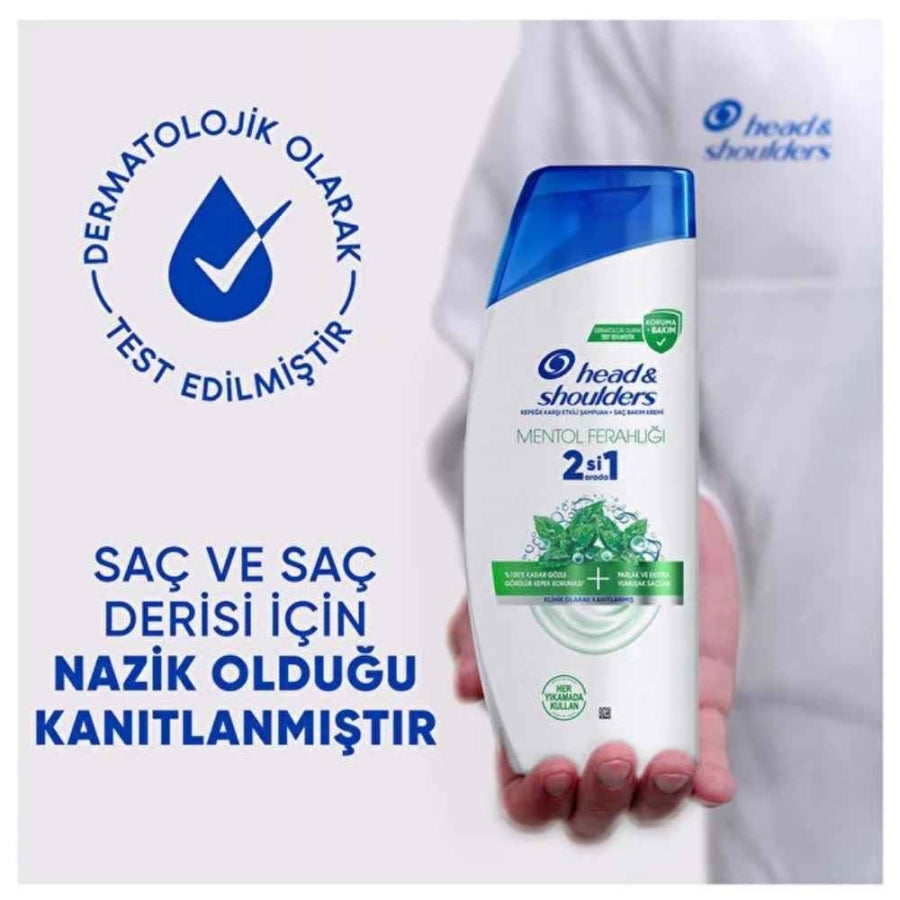 Head & Shoulders Menthol Fresh 2-in-1 Shampoo & Conditioner 625 ml