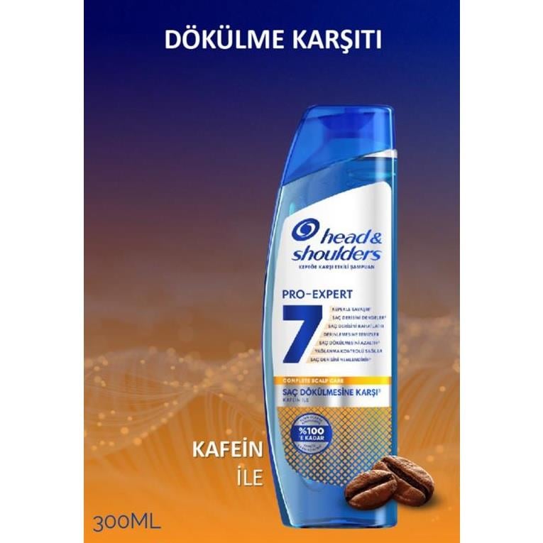 Head & Shoulders Pro-Expert 7 Anti-Hair Shampoo with Caffeine 300 ml - Shampoo