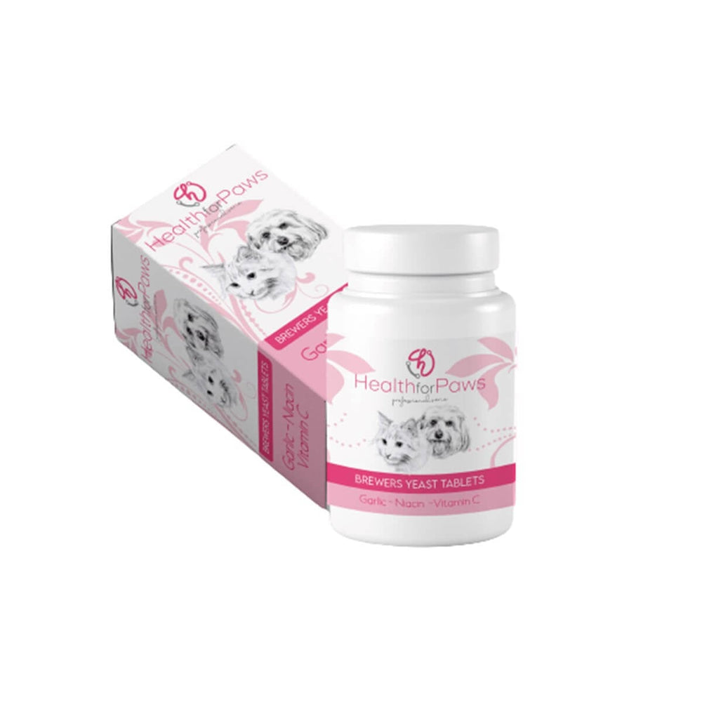 Health For Paws Brewers Yeast Tablet Skin & Coat Support 75 Count