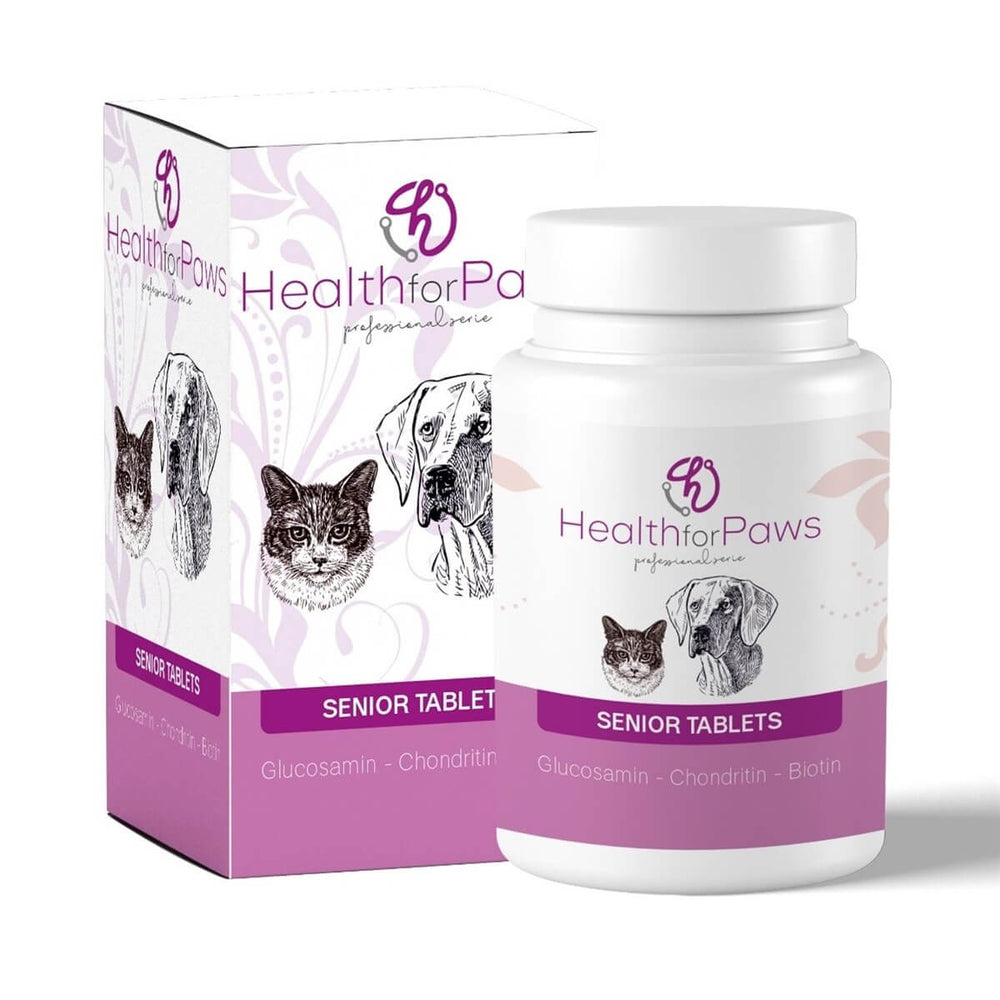 Health For Paws Senior Support Supplement for Cats & Dogs 60 Tablets