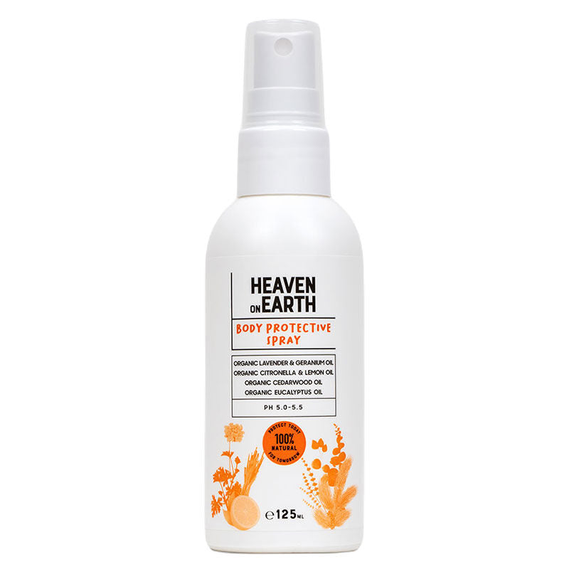 Heaven On Earth Body Protective Spray Natural Vegan Formula 125 ml