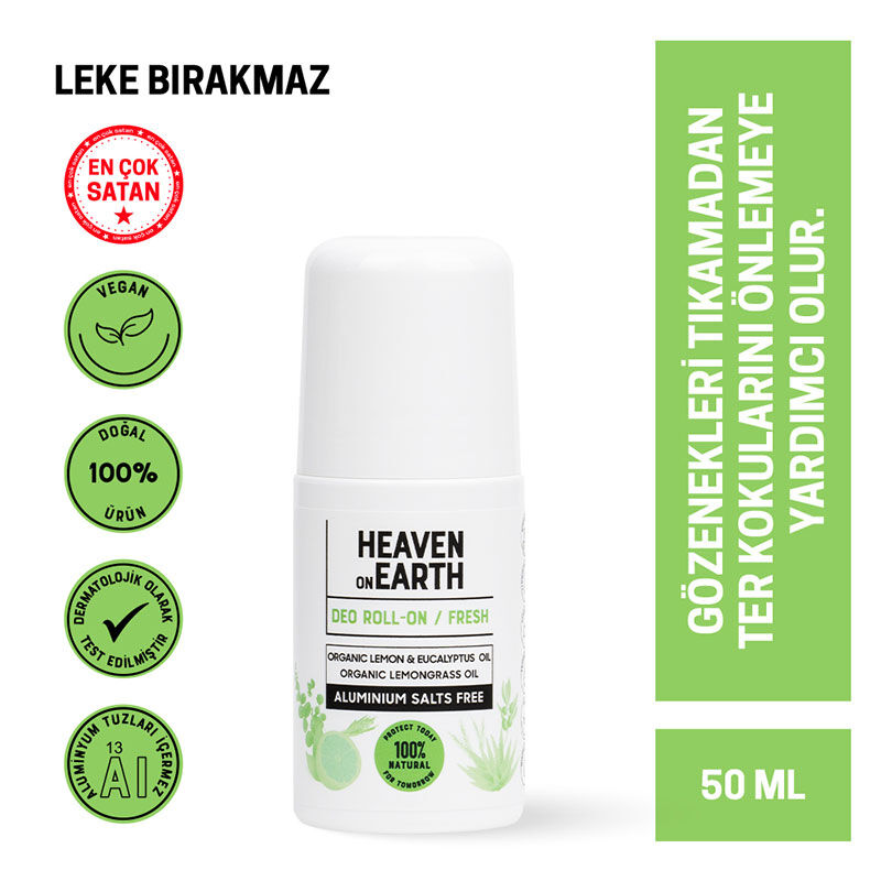 Heaven On Earth Fresh Deo Roll-On Natural Deodorant 50 ml