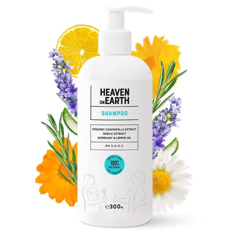 Heaven On Earth Rosemary & Lemon Shine Shampoo 300ml