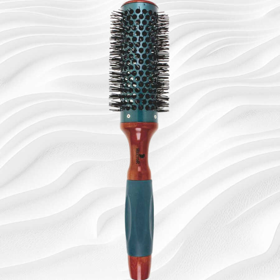 Hector Vent Green Hair Brush for Blow-Drying and Shaping
