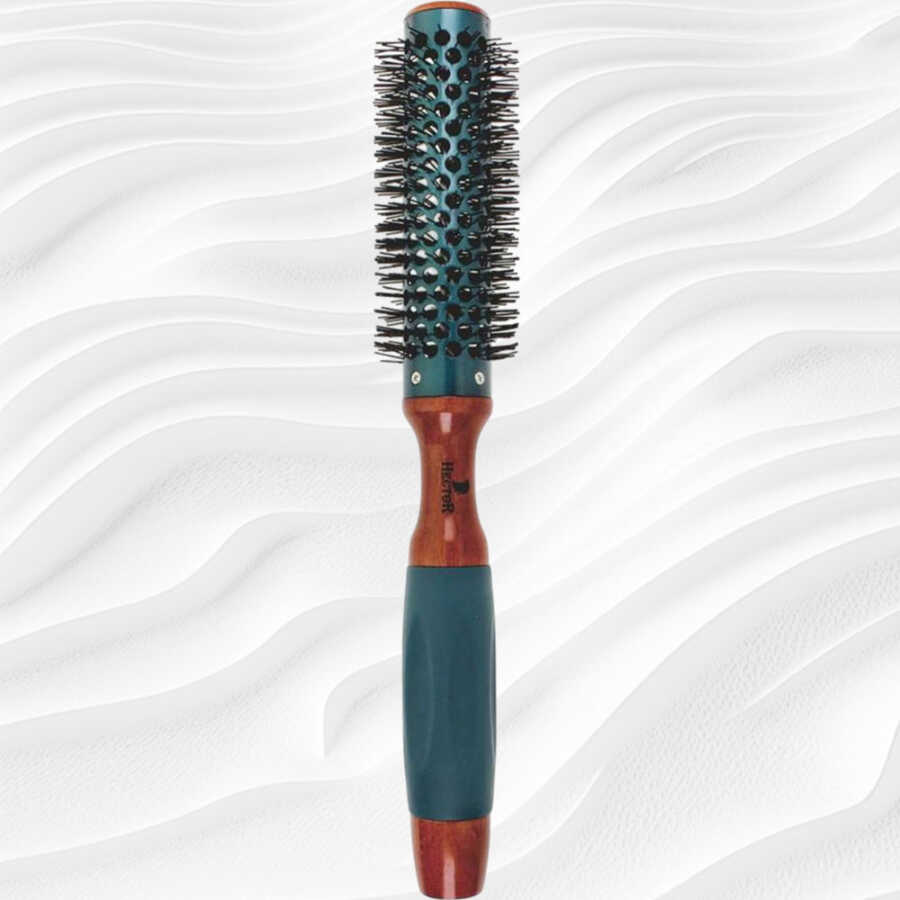 Hector Vent Green Long Hair Brush for Heat Styling 40 L