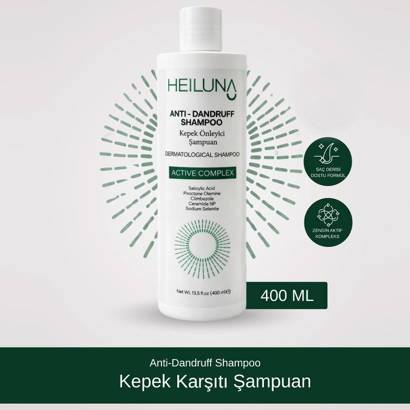 Heiluna Anti-Dandruff Shampoo for Flaky Scalp 400 ml