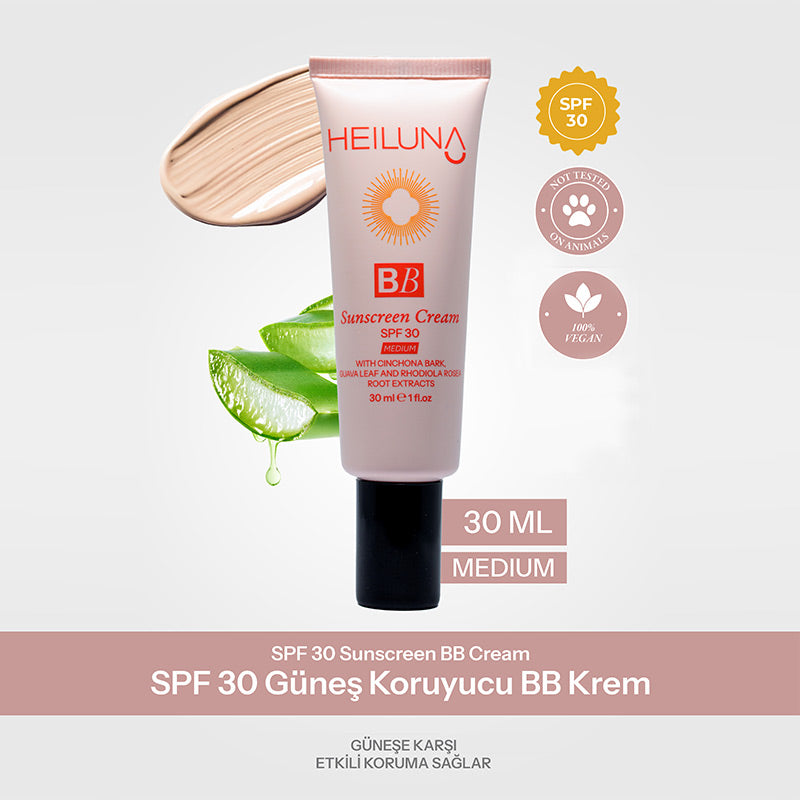 Heiluna SPF 30 Protective BB Cream Medium 30 ml