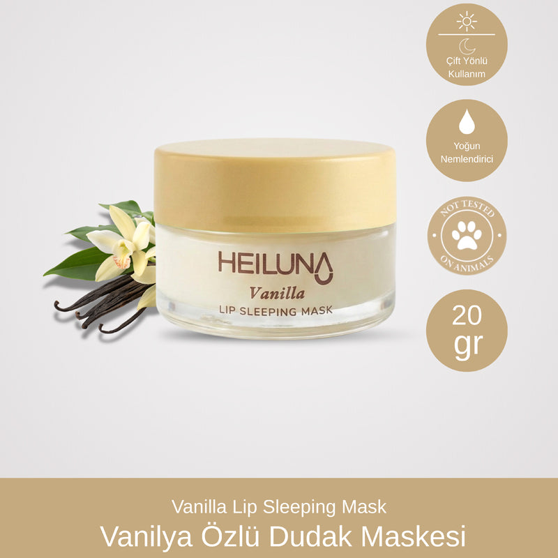 Heiluna Vanilla Lip Sleeping Mask for Dry Lips 20g